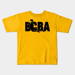 BCBA LARGE LOGO BLACK Kids T-Shirt